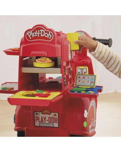 Oyun dəsti Hasbro F8803 Play-Doh Pizza Delivery Scooter skuter ilə, 3+ yaş