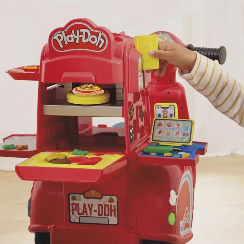 Игровой набор Hasbro F8803 Play-Doh Pizza Delivery Scooter со скутером, 3+ лет