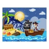 Холст на картоне с контуром Rosa Start Остров сокровищ, 20х30 см, хлопок, акрил Холст на картоне с контуром Rosa Start Остров сокровищ, 20х30 см, хлопок, акрил