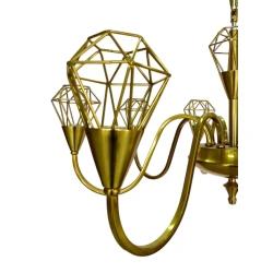 Люстра подвесная Şəms Aydınlatma 8129-8 AB, золотистая