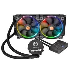 Система водного охлаждения для процессора Thermaltake Water 3.0 Riing RGB 240 (CL-W107-PL12SW-A)