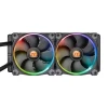 Система водного охлаждения для процессора Thermaltake Water 3.0 Riing RGB 240 (CL-W107-PL12SW-A) Система водного охлаждения для процессора Thermaltake Water 3.0 Riing RGB 240 (CL-W107-PL12SW-A)