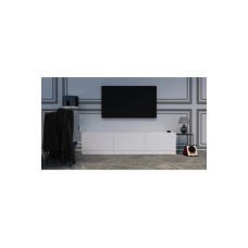 TV üçün tumba Ev Plus Dolce, LDSP, ağ, 180x30x45 sm