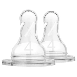 Соска для бутылочек Dr Brown’s Standard Narrow Neck Level-4, силиконовая, 9м+, 2 шт Соска для бутылочек Dr Brown’s Standard Narrow Neck Level-4, силиконовая, 9м+, 2 шт