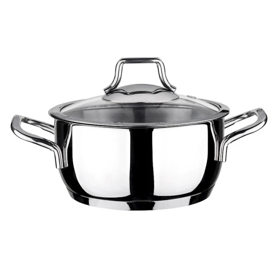 Кастрюля Leggno Topline, нержавеющая сталь, 16 см/2000 мл, серебристая Кастрюля Leggno Topline, нержавеющая сталь, 16 см/2000 мл, серебристая