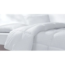 Одеяло Yataş Anti-Stress 195x215 см, двуспальное, полиэфирное волокно, белое Одеяло Yataş Anti-Stress 195x215 см, двуспальное, полиэфирное волокно, белое