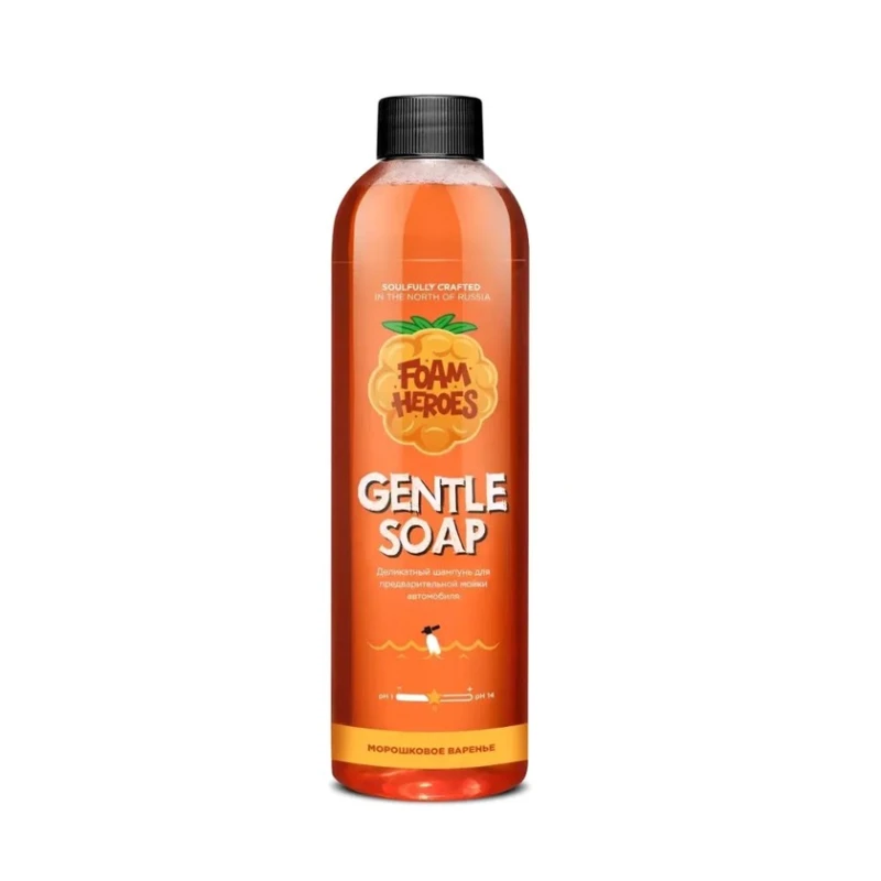 Автошампунь Foam Heroes Gentle Soap Cloudberry FHB102, 500 мл Автошампунь Foam Heroes Gentle Soap Cloudberry FHB102, 500 мл