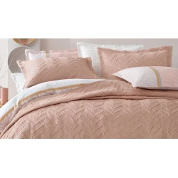 Örtük və yastıq üzü dəsti Yataş Curly, örtük 170x240 sm, yastıq üzü 50x70 sm, birnəfərlik, pambıq/poliester, narıncı