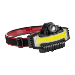 Alın fənəri W685-1, 490 lm, plastik, qara