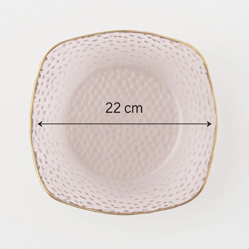 Салатница Home Depo HOME0105, 22 см, прозрачная Салатница Home Depo HOME0105, 22 см, прозрачная