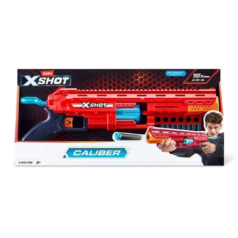 Пистолет Zuru X-Shot Excel Caliber 36675, 16 патронов