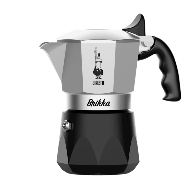 Гейзерная кофеварка Bialetti New Brikka 90 мл Гейзерная кофеварка Bialetti New Brikka 90 мл