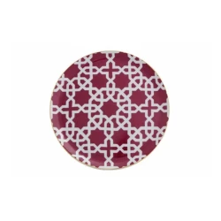 Тарелка Porland Morocco 04AP021467, фарфор, фиолетовая, 24 см Тарелка Porland Morocco 04AP021467, фарфор, фиолетовая, 24 см