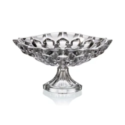 Фруктовница Hom-me 104353, 59x30x25 см, хрусталь, прозрачный