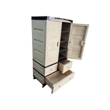 Stellaj plastik, 6 mərtəbə, 135x70x45 sm