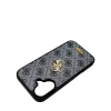 Чехол Apple iPhone 16 Guess черного и золотого цвета
