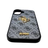 Чехол Apple iPhone 16 Guess черного и золотого цвета