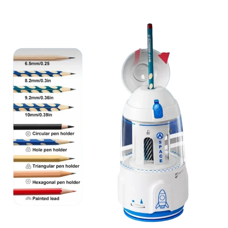Электронная точилка Space Automatic Pencil Sharpener White Электронная точилка Space Automatic Pencil Sharpener White