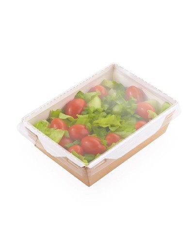 Salat üçün birdəfəlik konteynerlər Loyal-9443159071, 400 əd, qəhvəyi