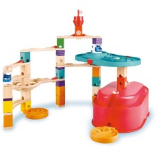 İnkişaf etdirən oyun Hape Quadrilla Stack Track Bucket Set, 4+ yaş