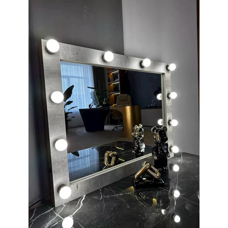 Kosmetik güzgü 70x7x90 sm, LDSP, boz Kosmetik güzgü 70x7x90 sm, LDSP, boz