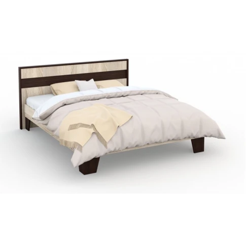 Двуспальная кровать Art_ikili_yataq (200) 2, ламинат, коричневая, 120x200x200 см
