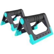 Jim üçün dayaqlar Push Up Bars, plastik, qara/göy, 2 əd