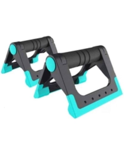 Jim üçün dayaqlar Push Up Bars, plastik, qara/göy, 2 əd