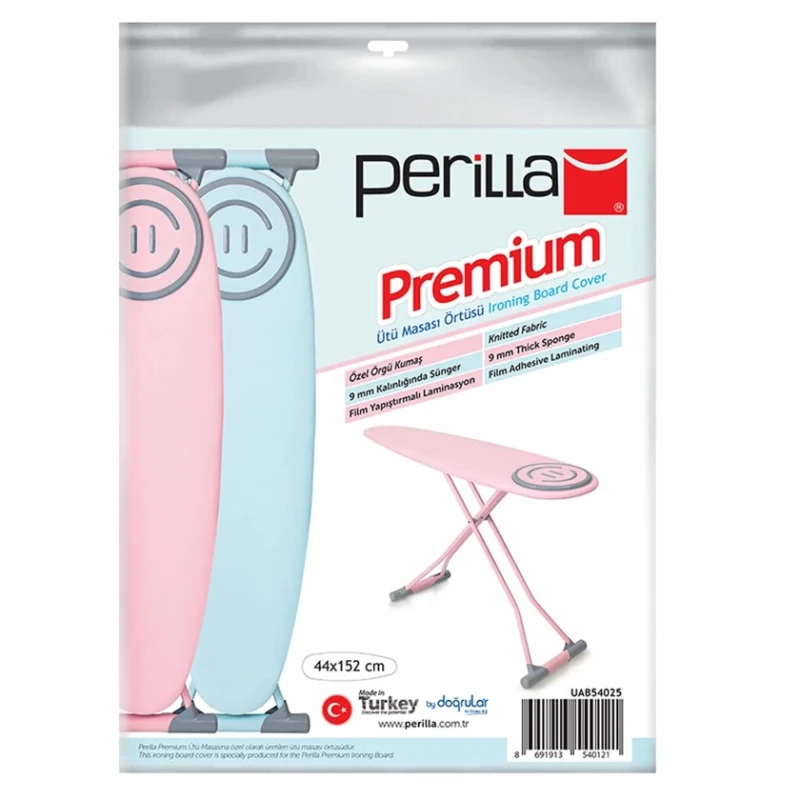 Чехол для гладильной доски Perilla Premium 54025, хлопок, 44х152 см Чехол для гладильной доски Perilla Premium 54025, хлопок, 44х152 см