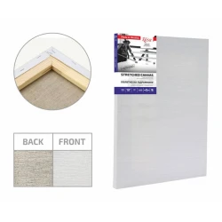 Холст на подрамнике Rosa, лен, крупное зерно, акрил, 100х100