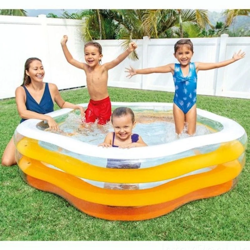 Детский надувной бассейн Intex, 185х180х53 см