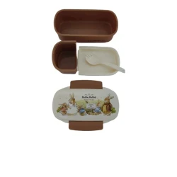 Ланч-бокс Bobby Rabbit, 18x10x6 см, коричневый