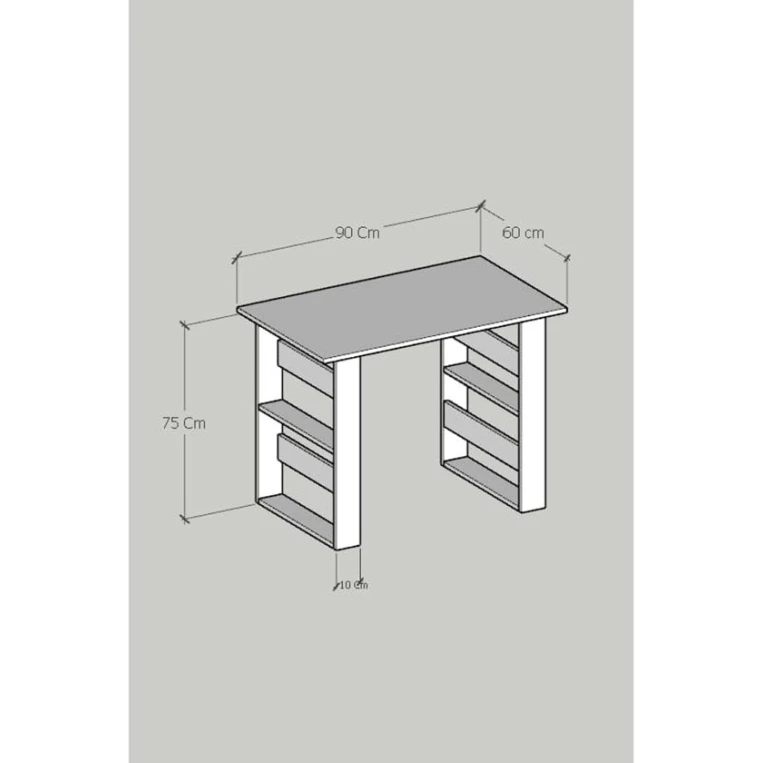 Kompüter masası Art Mebel Art_Komp_Masası 160, qara, 75x90x60 sm