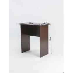 Письменный стол Letta 68x75x40 см, ЛДСП, черный