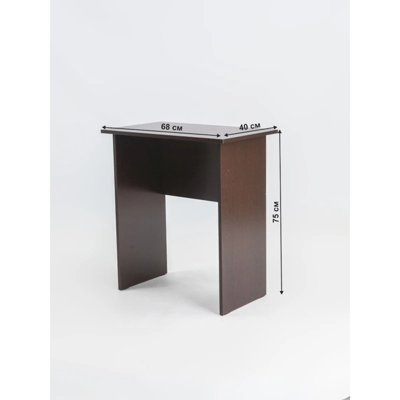 Письменный стол Letta 68x75x40 см, ЛДСП, черный Письменный стол Letta 68x75x40 см, ЛДСП, черный