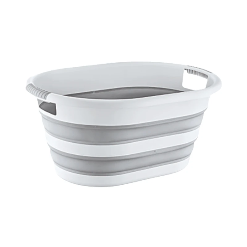 Складная корзина для белья Hobby Life Magic 25 л, серая Складная корзина для белья Hobby Life Magic 25 л, серая