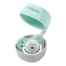 Əmziklər üçün qutu Babyono Natural Nursing, yaşıl