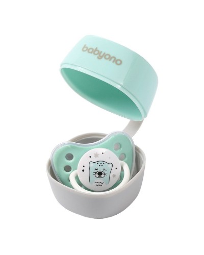 Əmziklər üçün qutu Babyono Natural Nursing, yaşıl