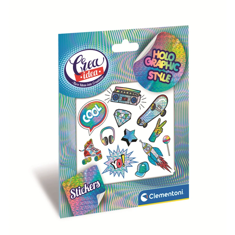 Набор наклеек Clementoni Olographic, 12 шт Набор наклеек Clementoni Olographic, 12 шт