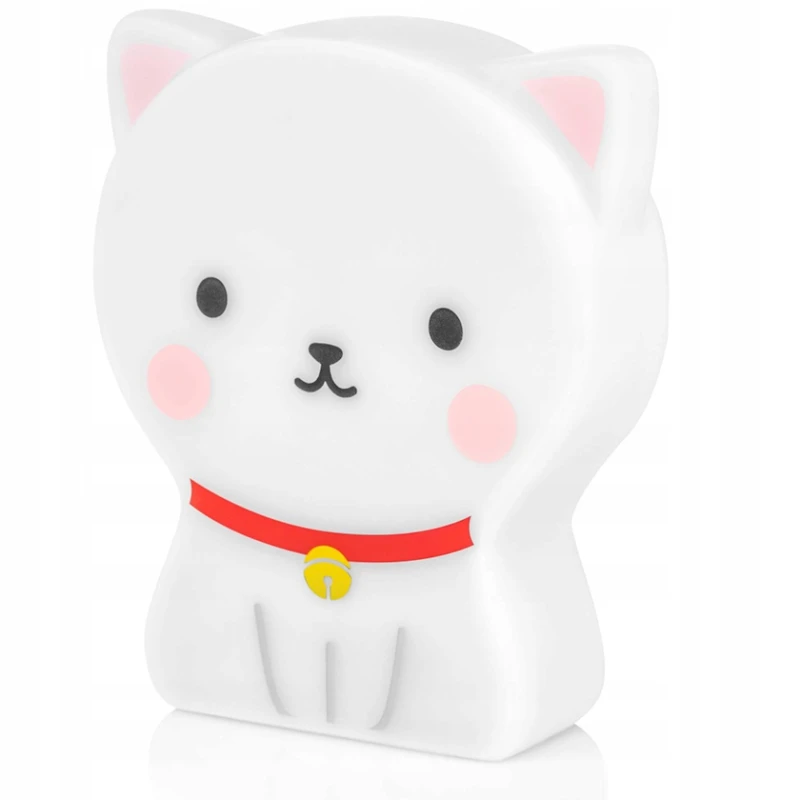 Детский ночник Reer Lumilu Cute Friends Cat, белый Детский ночник Reer Lumilu Cute Friends Cat, белый