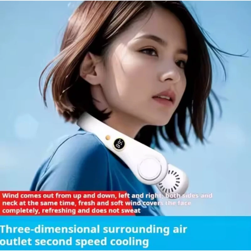 Вентилятор на шею трехскоростной безлопастной Вентилятор на шею трехскоростной безлопастной