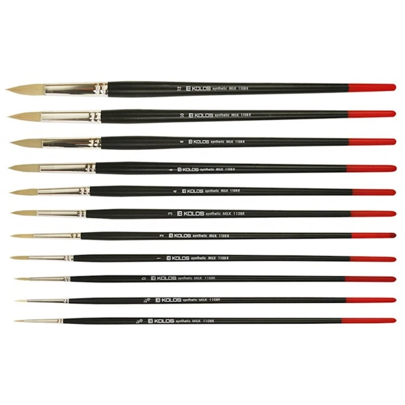 Кисть Kolos Milk №00, круглая, cинтетика