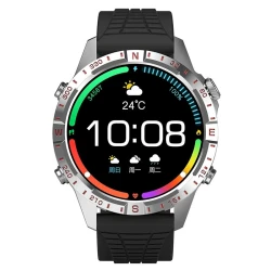 Ağıllı saat HK29 Hero Gümüş/Qara