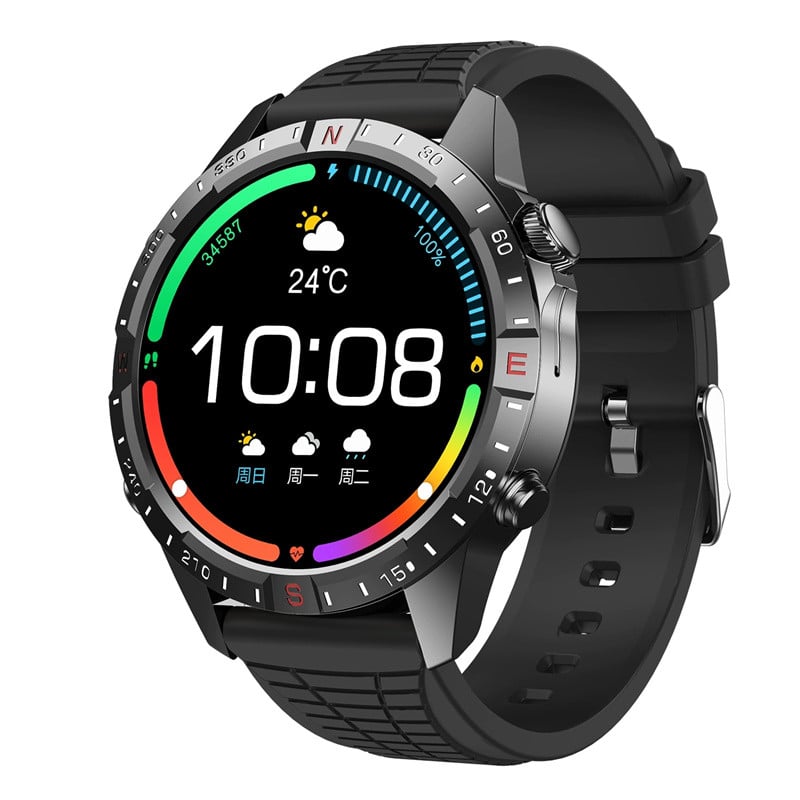 Ağıllı saat HK29 Hero Gümüş/Qara