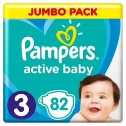 Детские подгузники Pampers Active Baby 3 6-10 кг 82 шт