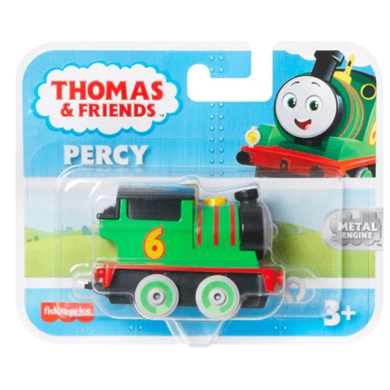 Паровоз Fisher-Price HBY22 Thomas & Friends Percy, от 3 лет, 4.8х8 см, металл, зеленый
