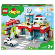 Konstruktor LEGO Duplo Parking Garage and Car Wash 10948, 2+ yaş, 112 hissə