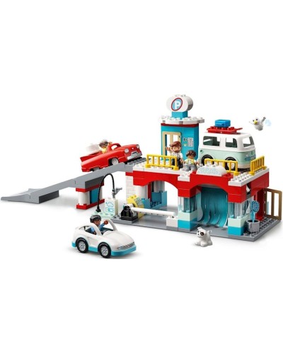 Konstruktor LEGO Duplo Parking Garage and Car Wash 10948, 2+ yaş, 112 hissə