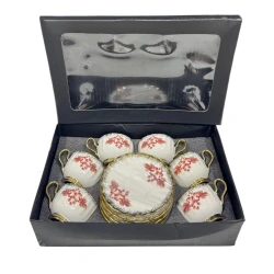 Набор чашек с блюдцами Sahara 00004405, разноцветный, 12 шт