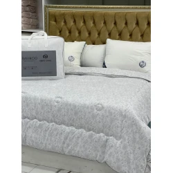 Одеяло First Home SHA-00002597, двуспальное, хлопок/бамбук, разноцветное, 195x215 см Одеяло First Home SHA-00002597, двуспальное, хлопок/бамбук, разноцветное, 195x215 см